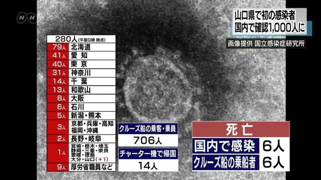 hơn 1000 ca nhiễm virus tại Nhật